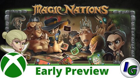 Magic Nations - Strategy Card Game Early Gameplay Preview on Xbox