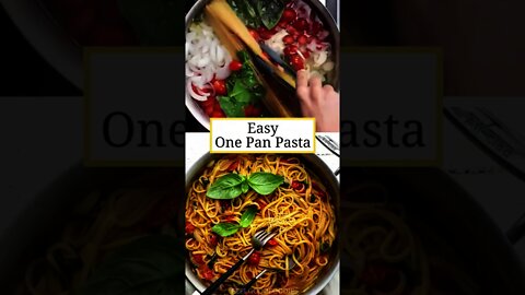 Healthy One Pot Meal - Simple But Delicious (Pasta) #Shorts #Reels #Tiktok