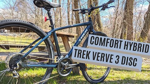 A More Comfortable Hybrid - 2020 Trek Verve 3 Disc Bike Hybrid Bike Feature Review and Actual Weight