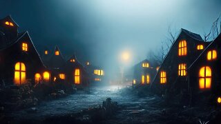 Spooky Halloween Music – Creepy Town of Emberfire | Dark, Haunting