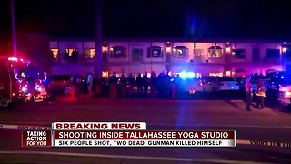 2 victims dead after gunman opens fire at Tallahassee yoga studio shooting 6, before killing himself