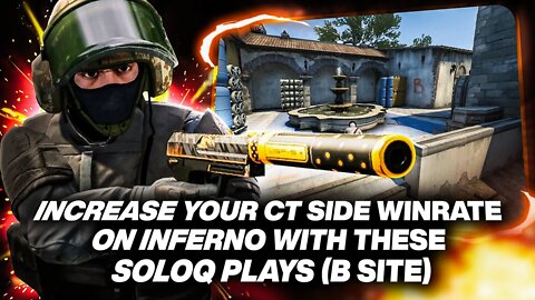 Soloq plays that work in faceit lvl 10 (CT B site inferno)