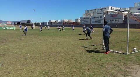 SOUTH AFRICA - Cape Town - ABC Motsepe league team The Magic FC, at training. (qTa)
