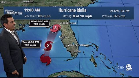 Hurricane Idalia forecast, afternoon of Aug. 29, 2023