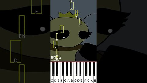 😢Queen bee lives longer than worker bees (@raredoodle) - Octave Piano Tutorial