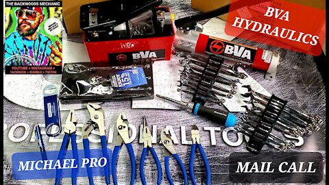 Michael Pro & BVA Hydraulics MAIL CALL (Pliers Ratchets Wrenches & Pumps)