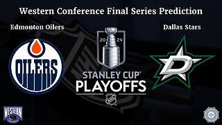 NHL 2024 Western Conference Final Series EDM vs DAL (prediction)