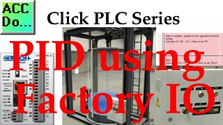 Click PLC PID using Factory IO (3D)
