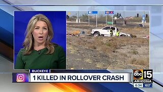 One dead, two seriously hurt in rollover crash on I-10 near Watson Road