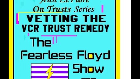 VETTING THE VCR TRUST REMEDY - FOR CLASS
