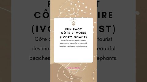 Fun Facts Ivory Coast