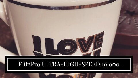 ElitaPro ULTRA-HIGH-SPEED 19,000 RPM, Milk Frother DOUBLE WHISK, Unique Detachable EGG BEATER a...