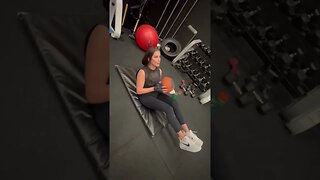 Core Workout 🏋️‍♀️ Weight Ball #fitness #2023 #gym #workout #core #love #fitnessmotivation