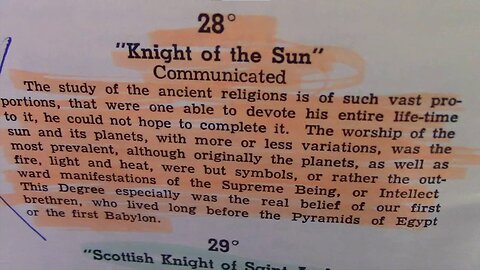 FREEMASONS ARE KNIGHTS OF THE SUN & PLANET WORSHIP! (MORE INFO IN DESCRIPTION BOX)
