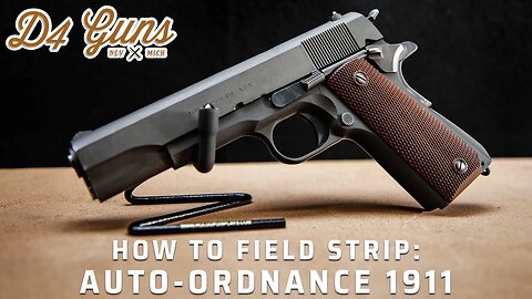Master the Breakdown: Expert Tips on Field Stripping Your Auto-Ordnance 1911 Pistol