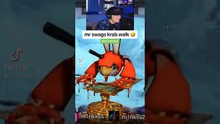 Mr Krabs Krab Walk. #trending #funny #memes #spongebobremix #spongebobmemes #reaction #funnyclips