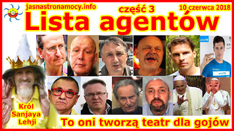 Lista agentów - część 3 - To oni tworzą teatr dla gojów