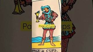 Page of Cups #shorts #learntarot