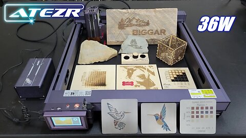 ATEZR L2 36W Laser Engraver - FAST & POWERFUL!
