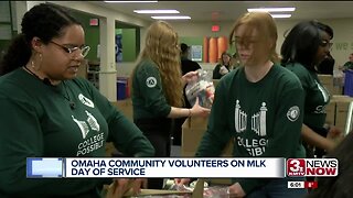 Omaha community volunteers at MLK Day of Service