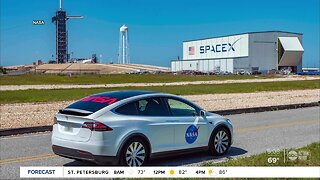 NASA astronauts to travel to the launch pad in a Tesla Model X for SpaceX launches