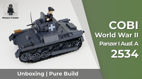COBI World War II | 2534 --- Panzer I Ausf. A --- unboxing and pure build