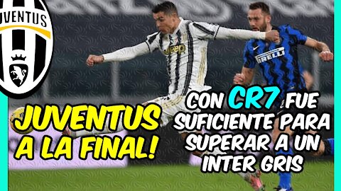 A la JUVENTUS le basta con CRISTIANO RONALDO para alcanzar la FINAL: el INTER no dala talla!