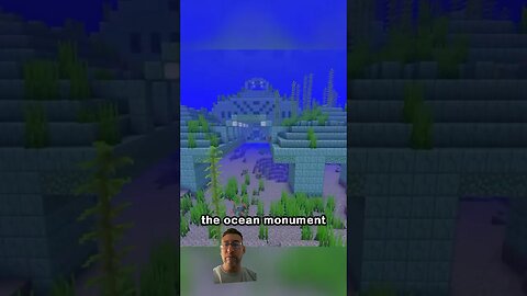 How to beat the Ocean Monument in Minecraft #minecraft #shorts #minecraftshorts