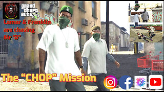 Lamar & Franklin chasing Mr ‘D’! The “Chop” Mission GTA5 Story Mode PlayStation