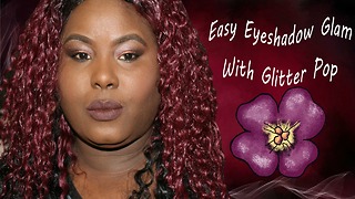 Easy Eyeshadow Glam With Glitter Pop