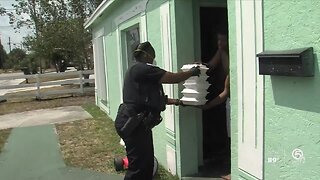 Riviera Beach police making special deliveries