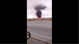 Driver in Malta captures deadly military plane crash