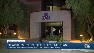 Arizona Education Association calls for Ducey to implement statewide school reopening plan