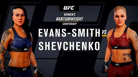 EA Sports UFC 3 Gameplay Valentina Shevchenko vs Ashlee Evans-Smith