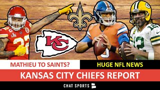 Chiefs Rumors & NFL News: Tyrann Mathieu To Saints? Russell Wilson Trade, Mike Williams Contract