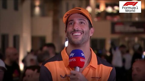 Daniel Ricciardo 'relieved' with solid finish in final race | Post Race Interview | Abu Dhabi GP