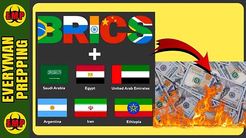 ⚡BRICS Takes On The G7-Invites 6 Commodity Rich Countries To Join - US Dollar Dying - Prepping