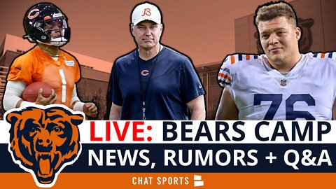 Chicago Bears Training Camp News & Rumors: Justin Fields, Teven Jenkins & More | LIVE Q&A