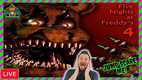 Five Nights at Freddy's 4 | Jump Scare Alerts On | Giveaway Happening Now!
