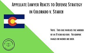 Appellate Lawyer Reacts to Defense Strategy in Colorado v. Stauch (Insanity?)