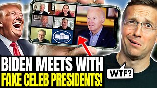 CRINGE: Biden ‘Prepares’ for State of the Union with Hollywood Actor Fake Presidents in Train Wreck🥴