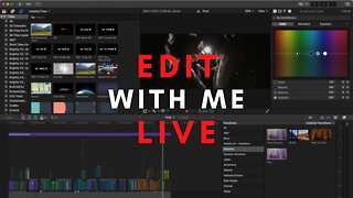 Editing a Wedding Video LIVE (+ Open Q & A)