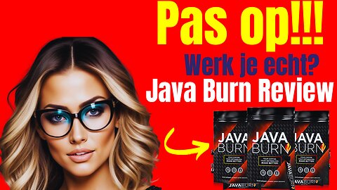 Smelt Vet terwije Jé slaapt met Java Burn!