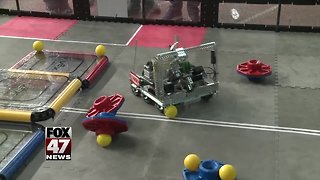 Robots battle in state championship