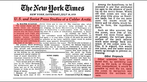 The Symptoms Of Global Cooling