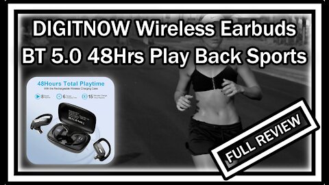 DIGITNOW DT17 Wireless Earbuds Bluetooth 5.0 Deep Bass Stereo REVIEW With Mic Test And Instructions