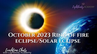 Lunchtime Chats ep 142: October 2023 Ring of fire eclipse/Solar eclipse Update