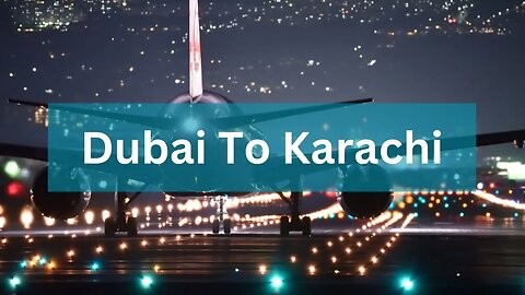 Emirates Airline | Flight View | Landing | Dubai to Karachi