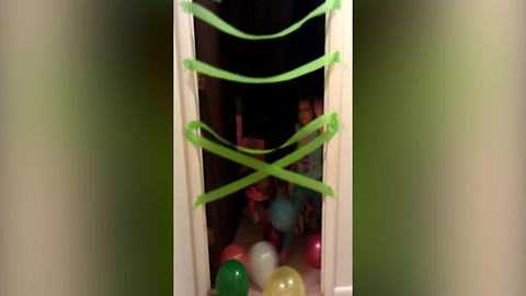 Tot Girl Doesn't Like Her Birthday Surprise
