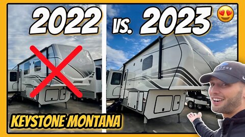Did America's #1 Selling Luxury Fifth Wheel Get EVEN BETTER for 2023? 2022 vs 2023 Keystone Montana